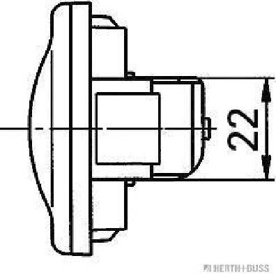 Herth+Buss Elparts Parkeerlicht  82710143