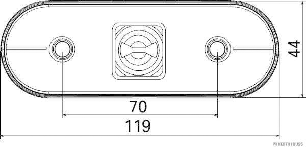 Herth+Buss Elparts Parkeerlicht 82710145