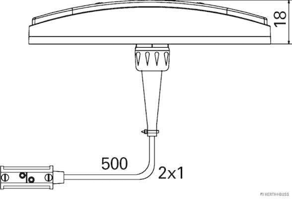 Herth+Buss Elparts Parkeerlicht 82710145