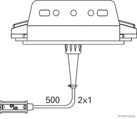Herth+Buss Elparts Parkeerlicht 82710147
