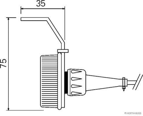 Herth+Buss Elparts Parkeerlicht 82710147