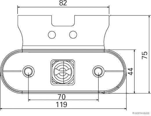 Herth+Buss Elparts Parkeerlicht 82710149