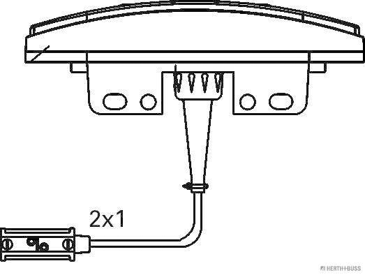 Herth+Buss Elparts Parkeerlicht 82710149