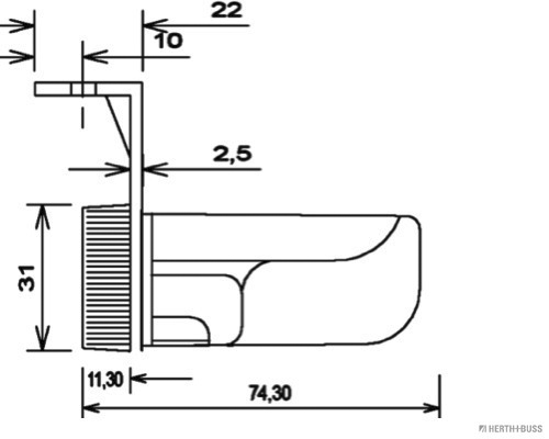 Herth+Buss Elparts Parkeerlicht 82710197