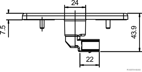 Herth+Buss Elparts Parkeerlicht  82710200