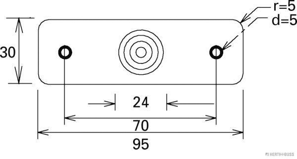 Herth+Buss Elparts Parkeerlicht 82710215