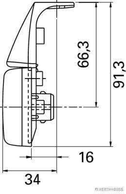 Herth+Buss Elparts Parkeerlicht 82710222