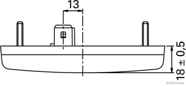 Herth+Buss Elparts Parkeerlicht 82710222
