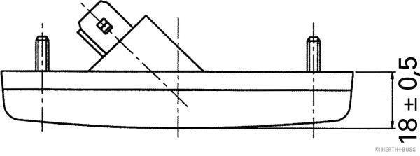 Herth+Buss Elparts Parkeerlicht  82710234