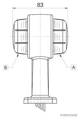 Herth+Buss Elparts Markeringslicht 82710277