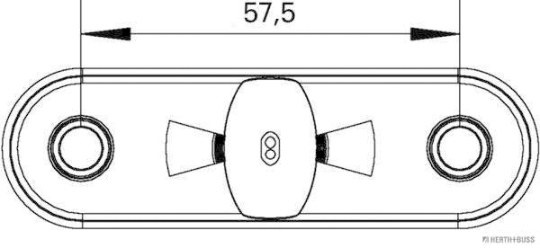 Herth+Buss Elparts Markeringslicht 82710290