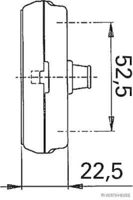 Herth+Buss Elparts Markeringslicht 82710302