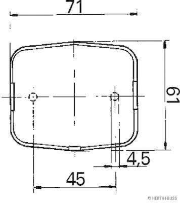 Herth+Buss Elparts Markeringslicht 82710314