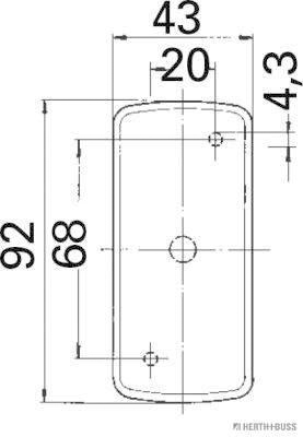 Herth+Buss Elparts Markeringslicht 82710315