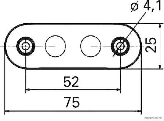 Herth+Buss Elparts Markeringslicht 82710335