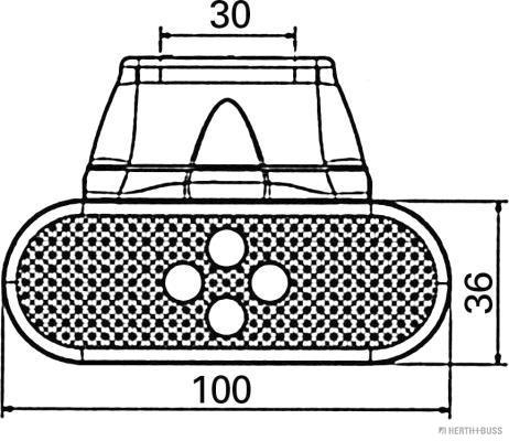 Herth+Buss Elparts Parkeerlicht 82710337