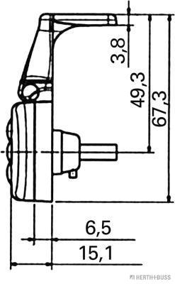 Herth+Buss Elparts Parkeerlicht 82710337