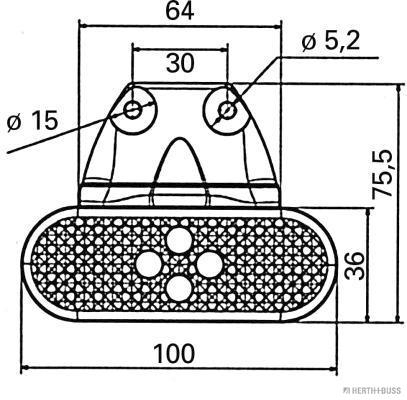 Herth+Buss Elparts Parkeerlicht 82710338