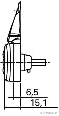 Herth+Buss Elparts Parkeerlicht 82710338