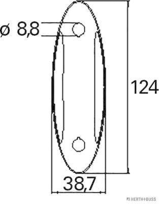 Herth+Buss Elparts Markeringslicht 82710354