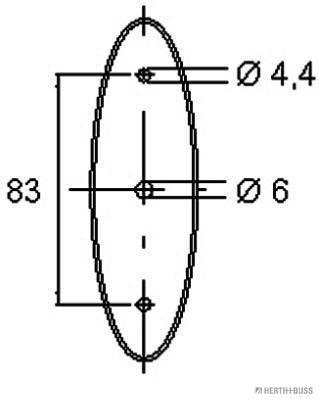 Herth+Buss Elparts Markeringslicht 82710359