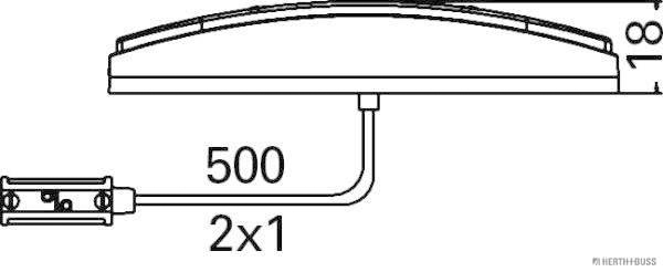 Herth+Buss Elparts Markeringslicht 82710366