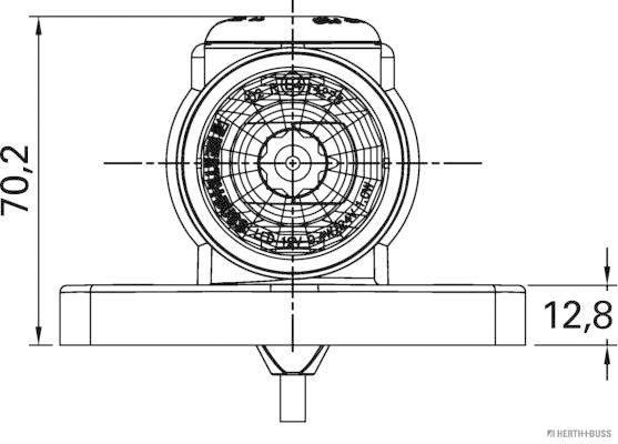 Herth+Buss Elparts Markeringslicht 82710393