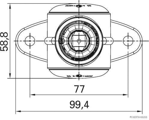 Herth+Buss Elparts Markeringslicht 82710393