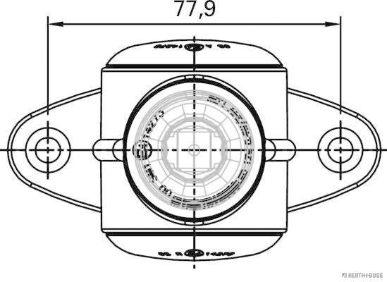 Herth+Buss Elparts Markeringslicht 82710394