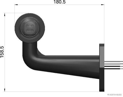 Herth+Buss Elparts Markeringslicht 82710474
