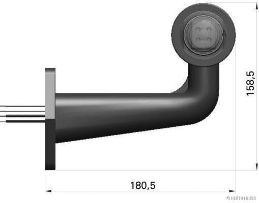 Herth+Buss Elparts Markeringslicht 82710475