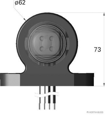 Herth+Buss Elparts Markeringslicht 82710478