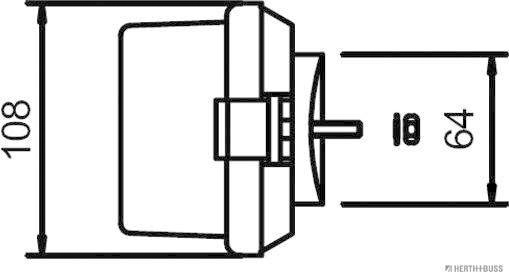 Herth+Buss Elparts Achterlicht 82840538