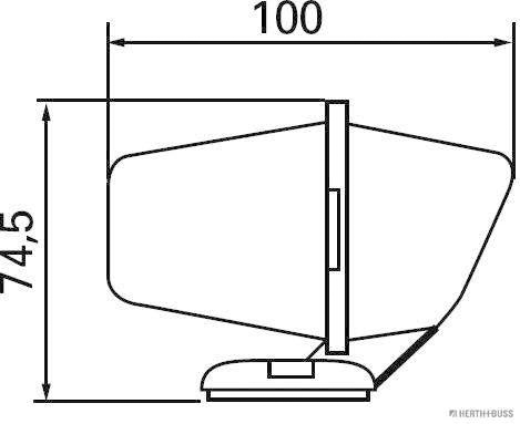 Herth+Buss Elparts Achterlicht 82850042