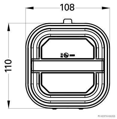 Herth+Buss Elparts Achterlichtenset 83830002