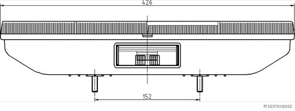 Herth+Buss Elparts Achterlicht 83830021