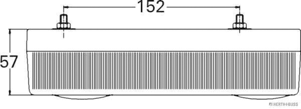 Herth+Buss Elparts Achterlicht 83830037