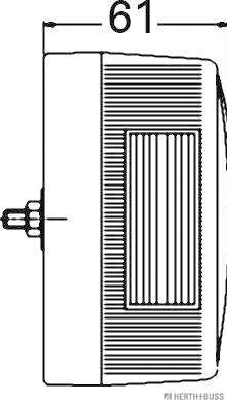 Herth+Buss Elparts Achterlicht 83830038