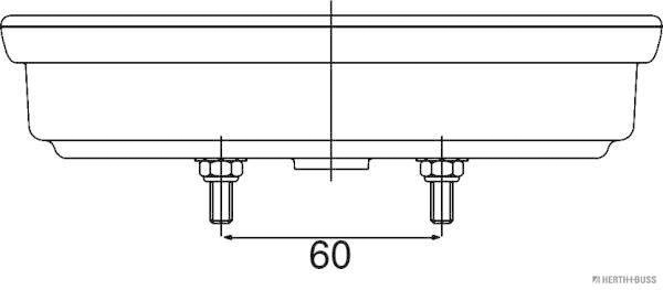 Herth+Buss Elparts Achterlicht 83830041