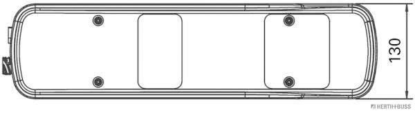 Herth+Buss Elparts Achterlicht 83830054