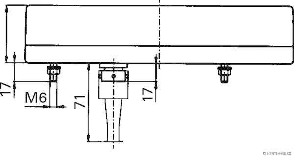 Herth+Buss Elparts Achterlicht 83830104