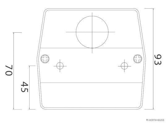 Herth+Buss Elparts Achterlicht 83830120