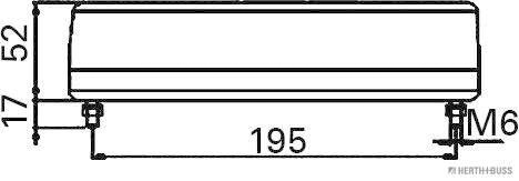 Herth+Buss Elparts Achterlicht 83830141