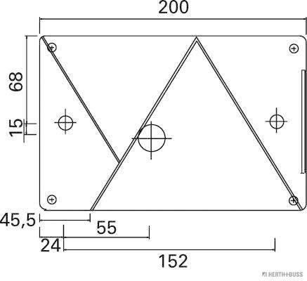 Herth+Buss Elparts Achterlicht 83830150