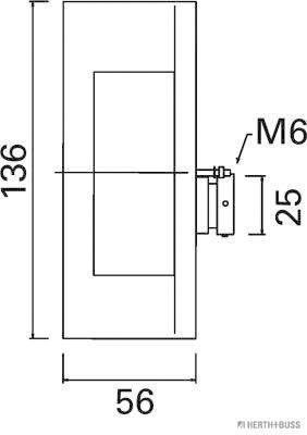 Herth+Buss Elparts Achterlicht 83830151