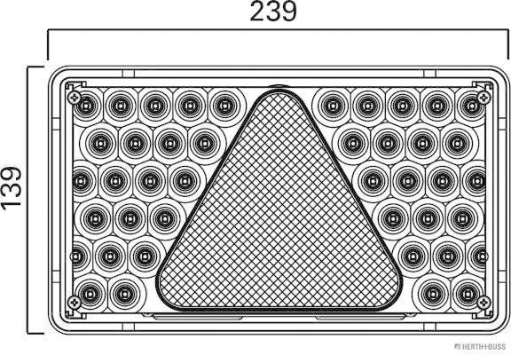 Herth+Buss Elparts Achterlicht 83830165