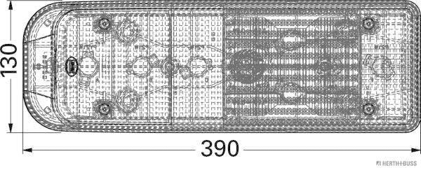 Herth+Buss Elparts Achterlicht 83830171