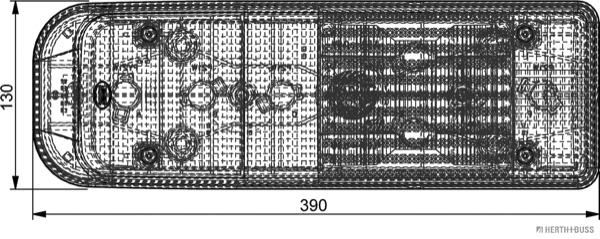 Herth+Buss Elparts Achterlicht 83830172