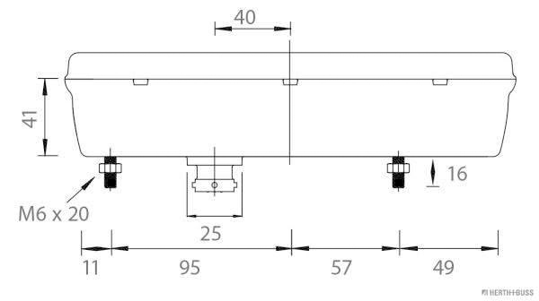 Herth+Buss Elparts Achterlicht 83830180
