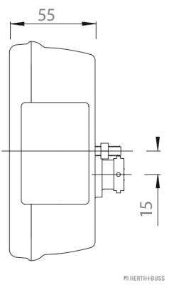 Herth+Buss Elparts Achterlicht 83830180